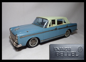 【海蛍】バンダイ いすゞ　いすず　ISUZU べレル BELLEL 1962年 クリーム/ライトブルー 玩具 ブリキ 昭和 レトロ アンティーク 当時物