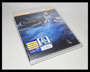 【海蛍】未開封保管品 ディズニー CINDERELLA シンデレラ MovieNEX Blu-ray DVD 2枚組 