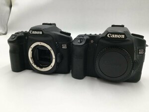 ♪▲【Canon キャノン】デジタル一眼レフカメラボディ 2点セット EOS 40D まとめ売り 0109 8