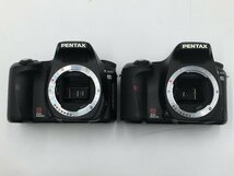 ♪▲【PENTAX ペンタックス】デジタル一眼レフカメラボディ 2点セット K100D まとめ売り品 0109 8_画像4