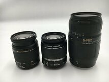 ♪▲【TAMRON Canon】AF 70-300mm F4-5.6 LD TELE-MACRO 1:2 他 一眼レフカメラレンズ キャノン用 3点セット まとめ売り 0110 8_画像4