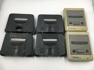 ♪▲【Nintendo ニンテンドー】スーパーファミコン / NINTENDO 64 本体 6点セット SHVC-001 NUS-001(JPN) まとめ売り 0110 2