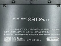 ♪▲【Nintendo ニンテンドー】NINTENDO 3DS LL ブラック SPR-001(JPN) 0116 7_画像3