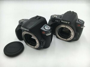 ♪▲【SONY ソニー】α330 デジタル一眼レフカメラボディ 2点セット DSLR-A330 まとめ売り 0119 8