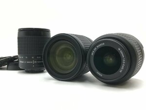 ♪▲【Nikon ニコン】AF-S NIKKOR 18-135mm F3.5-5.6 G ED 他 一眼レフカメラレンズ 3点セット まとめ売り 0119 8