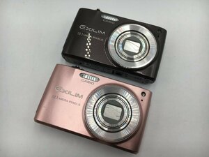 ♪▲【CASIO カシオ】コンパクトデジタルカメラ 2点セット EX-Z400 まとめ売り 0123 8