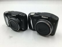 ♪▲【Canon キヤノン】コンパクトデジタルカメラ 2点セット PowerShot SX120 IS/SX130 IS まとめ売り 0124 8_画像1