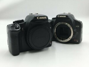 ♪▲【Canon キャノン】デジタル一眼レフカメラボディ 2点セット EOS Kiss X2 まとめ売り 0130 8