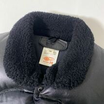 美品 beams 別注 35周年 Rocky Mountain Featherbed クリスティレザーヨーク ダウンベスト 38 ロッキーマウンテンビームス ムートンボア_画像4