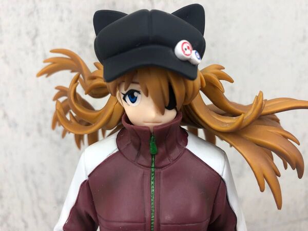 未開封 一番くじ 2014年 リフトオフ! アスカ 姫 ラストワン賞 セブンイレブン限定 原型師:大西孝治 ジャージ 猫耳 外箱付