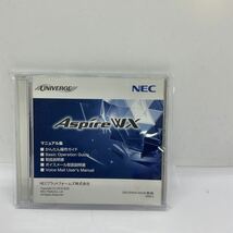 ◎(E086)未使用品 NEC Aspire WX マニュアル集 取扱説明書(CD-ROM)_画像1