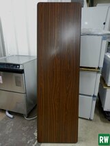 【1台】折りたたみテーブル 木目 幅1500×奥行450×高さ700mｍ 長机 作業台 学習塾 会議用テーブル 家具 [2-K178-2]_画像2