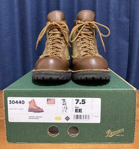 【美品】Danner ダナーライト 30440 US7.5EE 25.5㎝ 元箱 付属品付き