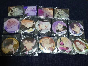 DIABOLIK LOVERS スクエア ビッグ 缶バッジ 14個セット SKiT Dolce Rejet キャラソン 添い寝 軍服 ディアラバ