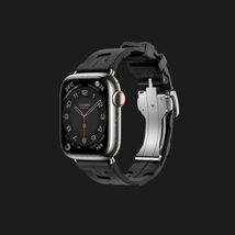 【未使用】Apple Watch series9 HERMES 45mm GPS+Cellular アップルウォッチ エルメス シルバーステンレス シリーズ9 mac book iPad iPhone_画像1