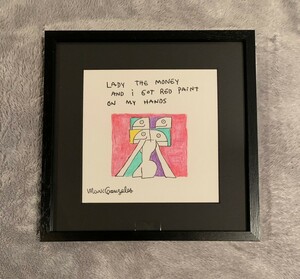 Art hand Auction MARK GONZALES GONZ マークゴンザレス 原画 直筆イラスト サイン入 ART作品 5, し, シュプリーム, その他