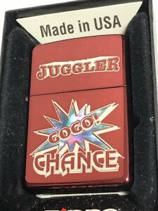 絶版希少■2022 JUGGLER GOGO! CHANCE ツノっち ジャグラー zippo パチスロ 限定モデル 未使用展示品■