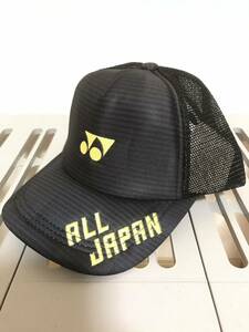 限定　超限定品　 最新　オールジャパン　ALL JAPAN　YONEX　ヨネックス　キャップ　ブラック　2022年春