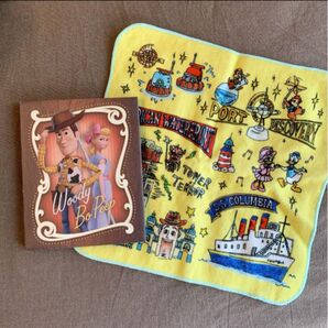 トイ・ストーリー4 ミニキャンバスボード&Disneyland ハンドタオル