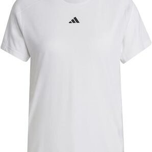 【新品】アディダス adidas ロゴ Tシャツ 半袖 白 レディース Sサイズ