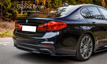 BMW 5シリーズ G30 G31 Mスポーツ リア サイド スプリッター スパッツ /スポイラー バンパー アンダー ディフューザー フラップ_画像1