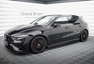 メルセデスベンツ Aクラス W177 V177 A35 AMG 後期 サイド スカート カバー スポイラー /ディフューザー アンダー ステップ レーシング