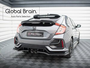 ホンダ シビック FK7 ハッチバック 後期 リア ディフューザー スポイラー V1/ リア スプリッター バンパー アンダー トリム リア エプロン