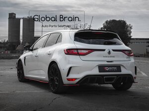 2018- Renault Megane sport side skirt cover spoiler / side splitter diffuser bumper under step 