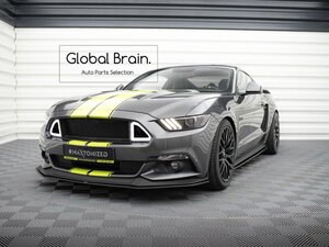 2014-2017 フォード マスタング GT 5.0 フロント リップ スポイラー/スプリッタ― バンパー ディフューザー レーシング