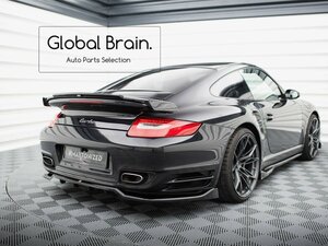 ポルシェ 911 ターボ 997 前期 997.1 リア ディフューザー スポイラー / リア アンダー スプリッター バンパー リア エプロン スカート