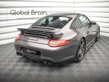 ポルシェ 911 997 カレラ / GTS 後期 リア サイド スプリッター スパッツ /リア スポイラー バンパー アンダー ディフューザー_画像1