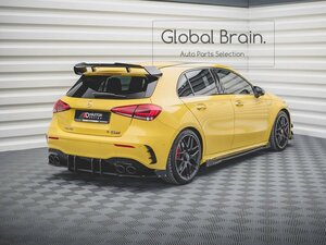 メルセデスベンツ Aクラス W177 A45 S AMG リア サイド スプリッター リア スパッツ V2/サイド アンダー ディフューザー カナード フラップ