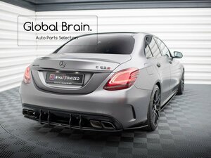 メルセデス ベンツ W205 S205 C63 AMG 後期 リア サイド スプリッタ― /スプリッター スポイラー バンパー バランス アンダー レーシング