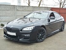 BMW 6シリーズ F06 グランクーペ Mスポーツ フロント バンパー リップ スポイラー / アンダー スプリッター エプロン バンパー ディフュー_画像1