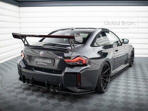 BMW M2 クーペ G87 リア サイド スプリッター スパッツ V1/ サイド バンパー スポイラー アンダー ディフューザー レーシング