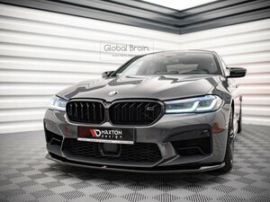 BMW M5 F90 後期 フロント リップ スポイラー V3/ スプリッタ― バンパー アンダー ディフューザー フラップ