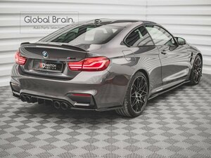 2014-2020 BMW M4 F82 リア センター ディフューザー / バンパー トリム アンダー ディフューザー カバー カナード エアロ