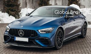 メルセデスベンツ AMG GT 53 後期 フロント リップ スポイラー/フロント バンパー スプリッター ディフューザー スポイラー エアロ