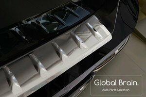 BMW 7シリーズ G70 Mスポーツ リア バンパー プロテクター ガード/ リア トリム カバー リア ゲート シル スポイラー シルバー