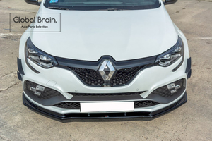 2018- Renault Megane sport передний бампер Canard / сплиттер фартук покрытие ласты диффузор обвес 