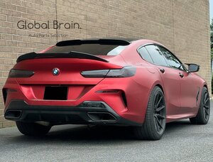 BMW 8シリーズ G16 グランクーペ リア ルーフ スポイラー V2/ルーフ リップ エクステンション ウイング カバー トリム ディフューザー 