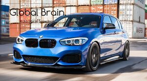 BMW 1シリーズ F20 Mスポーツ 後期 LCI フロント リップ スポイラー/フロント スプリッター エプロン バンパー ディフューザーEVO