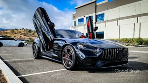 メルセデス AMG GT クーペ C190 ガルウィング コンバージョンキット/ バーチカルドアーズ USA ランボドア シザーズドア エアロ