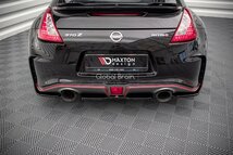 日産 フェアレディZ 370Z Z34 後期 Nismo リア センター ディフューザー/リア スプリッター スポイラー バンパー バランス アンダー カバー_画像2