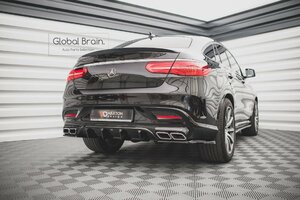 メルセデスベンツ GLE63 クーペ C292 リア センター ディフューザー / リア スプリッター スポイラー バンパー トリム アンダー カナード