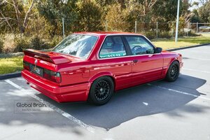 BMW ３シリーズ E30 Mテク クーペ リア サイド スパッツ スプリッター / バンパー トリム アンダー カバー カナード エアロ