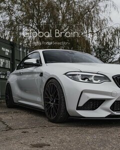 BMW M2 F87 コンペティション サイド スカート ディフューザー / サイド ステップ バンパー トリム アンダー カバー カナード エアロ