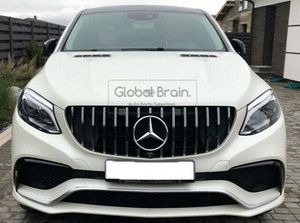 メルセデスベンツ W166 C292 GLE63 AMG GT グリル/ パナメリカーナ ラジエーター カバー スポイラー エアロ