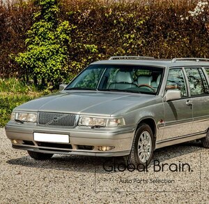 1994-1998 ボルボ 960 S90 V90 後期 ヘッドライトカバー アイライン アイブロウ / カバー トリム スポイラー エアロ