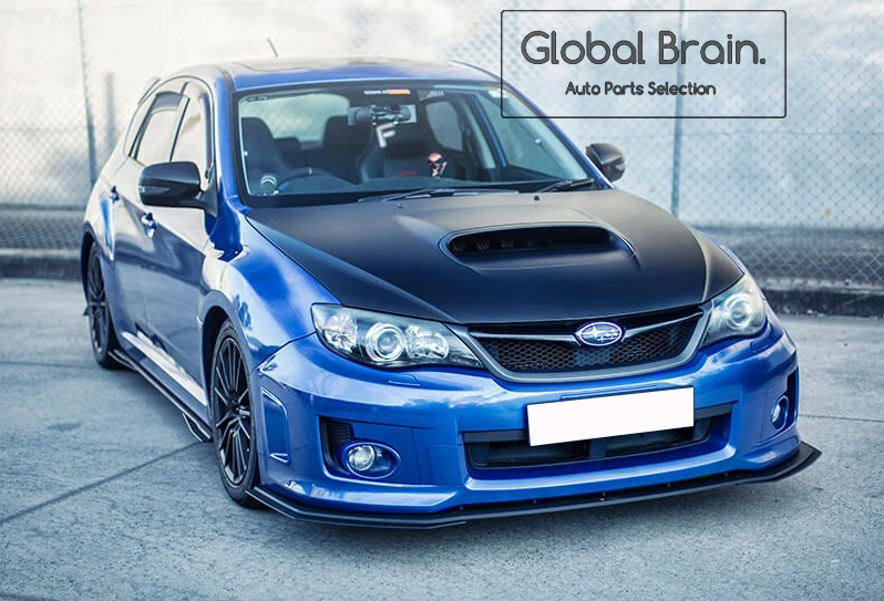 スバル インプレッサ WRX STI GRB GRF 後期 フロント リップ スポイラー/スプリッタ― エプロン バンパー ディフューザー スカート エアロ